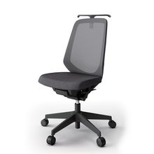 ノートチェア  KJ-170JEHM-T1T3 ハイバック / 樹脂脚 / ハンガー / テクスチャードメッシュ