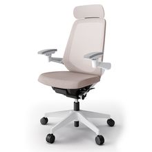 ノートチェア  KJ-177JEE2W9F6 エクストラハイバック / 樹脂脚 / アジャスタブル肘 / テクスチャードメッシュ ナイロン双輪キャスター ［W9×グレイッシュブラウン］