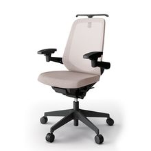 ノートチェア  KJ-157JEH2T1F6 ハイバック / 樹脂脚 / アジャスタブル肘 / ランバーサポート / ハンガー / テクスチャードメッシュ ナイロン双輪キャスター ［T1×グレイッシュブラウン］