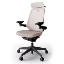 ノートチェア  KJ-177JEX2T1F6 エクストラハイバック / 樹脂脚 / アジャスタブル肘 / ハンガー / テクスチャードメッシュ ナイロン双輪キャスター ［T1×グレイッシュブラウン］