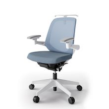 ノートチェア  KJ-187JEHM2W9B4 ローバック / 樹脂脚 / アジャスタブル肘 / ハンガー / テクスチャードメッシュ