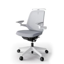 ノートチェア  KJ-187JEHM2W9T7 ローバック / 樹脂脚 / アジャスタブル肘 / ハンガー / テクスチャードメッシュ