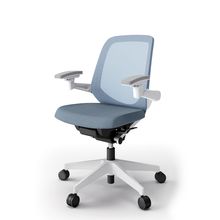 ノートチェア  KJ-167JEM2W9B4 ローバック / 樹脂脚 / アジャスタブル肘 / ランバーサポート / テクスチャードメッシュ